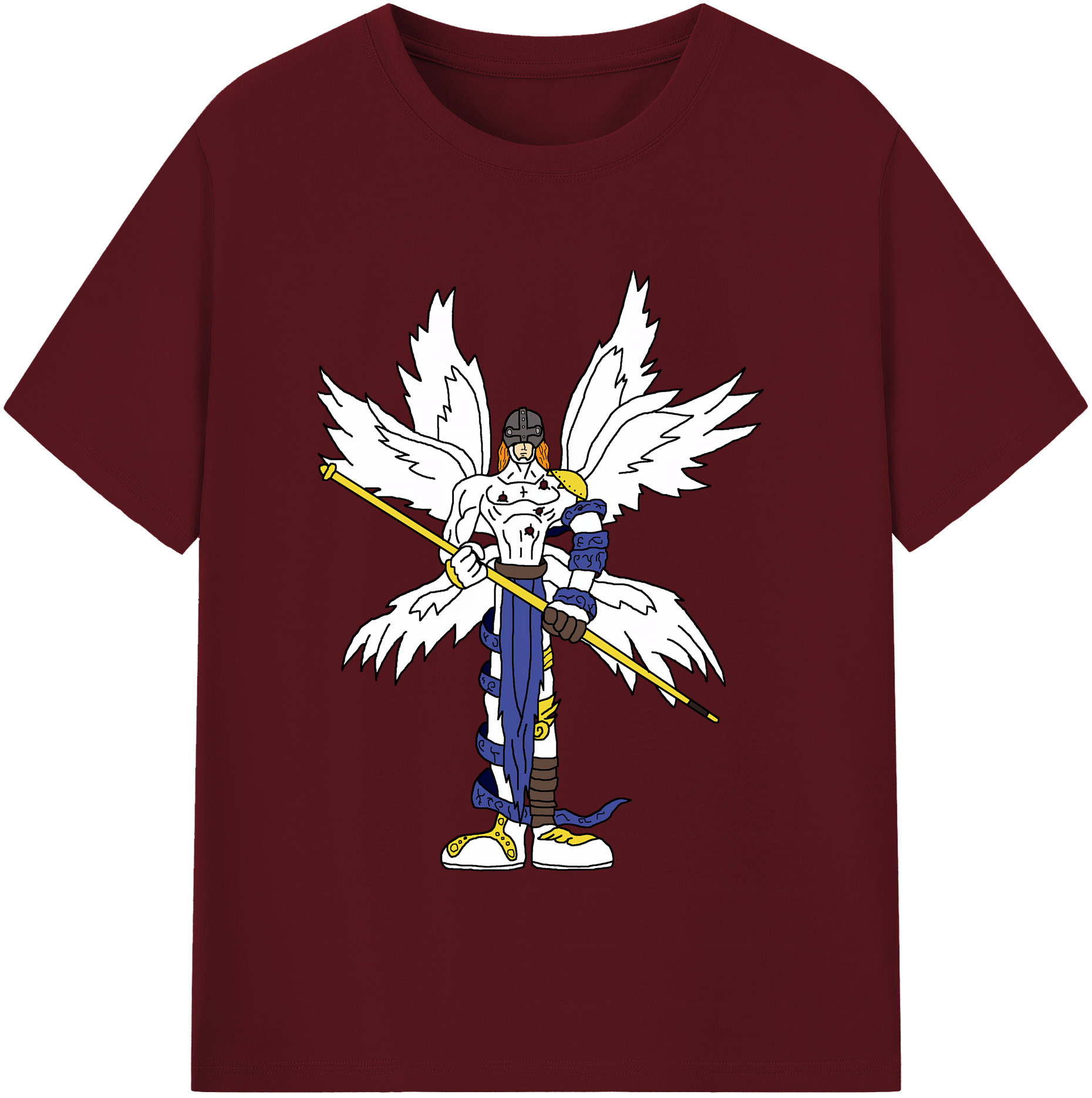 （画像用） Digimon デジタルモンスター/デジモン 綿100％半袖Tシャツ（フロントプリント）